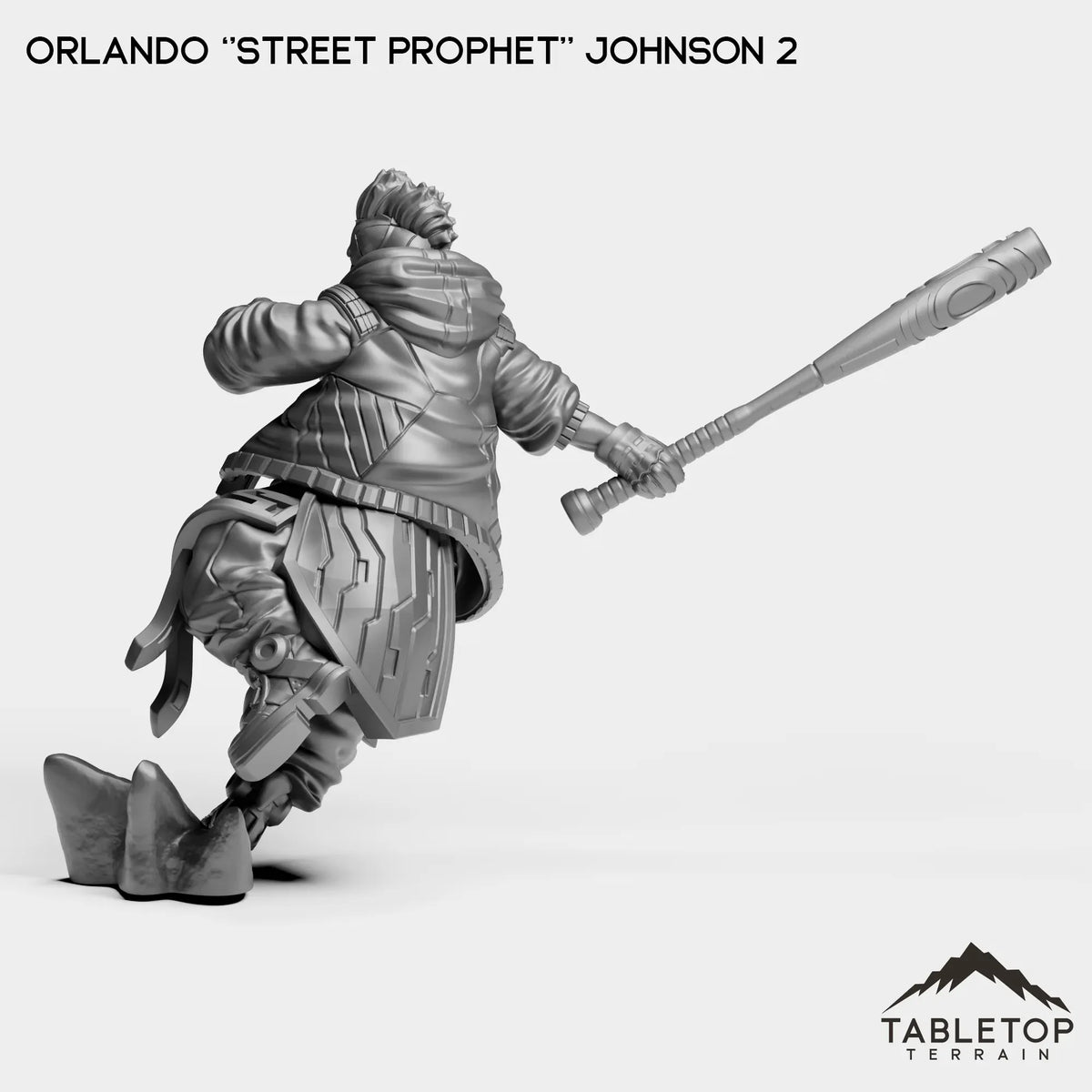 Tabletop Terrain Miniature Orlando ''Street Prophet'' Johnson