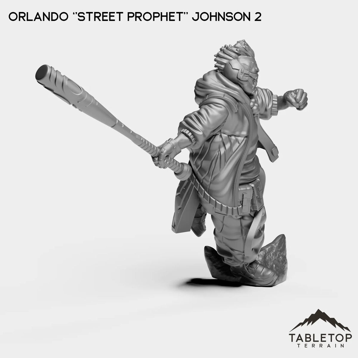 Tabletop Terrain Miniature Orlando ''Street Prophet'' Johnson