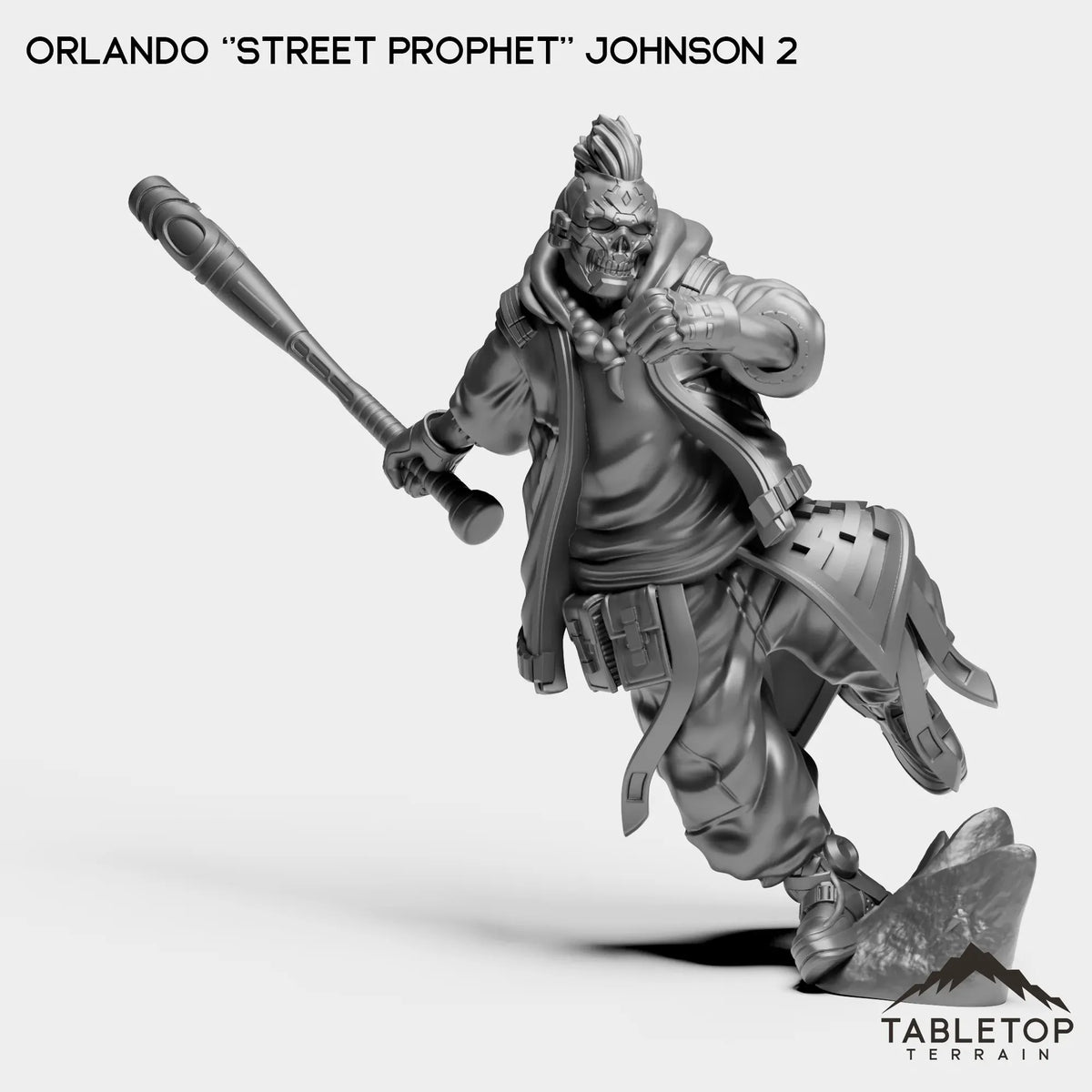 Tabletop Terrain Miniature Orlando ''Street Prophet'' Johnson 2 Orlando ''Street Prophet'' Johnson