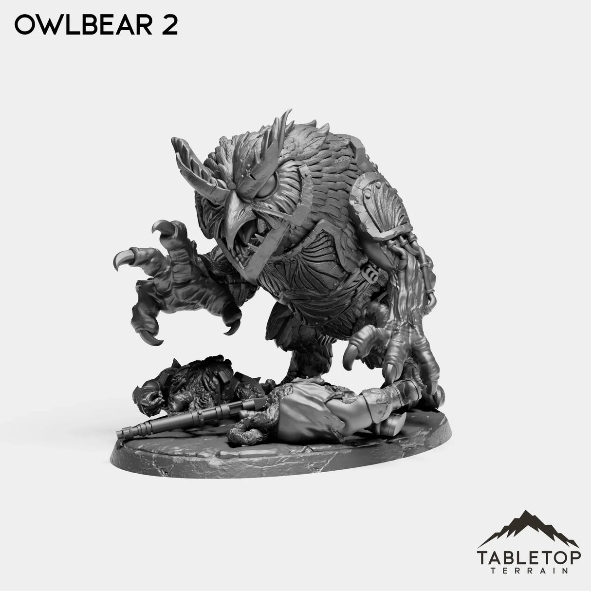 Tabletop Terrain Miniature Owlbear 2 Owlbears - Alchemical Satrapy