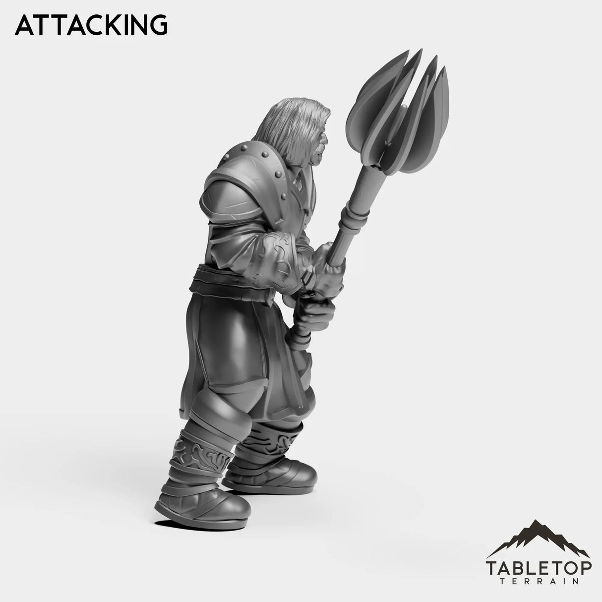 Tabletop Terrain Miniature Paladin Commander
