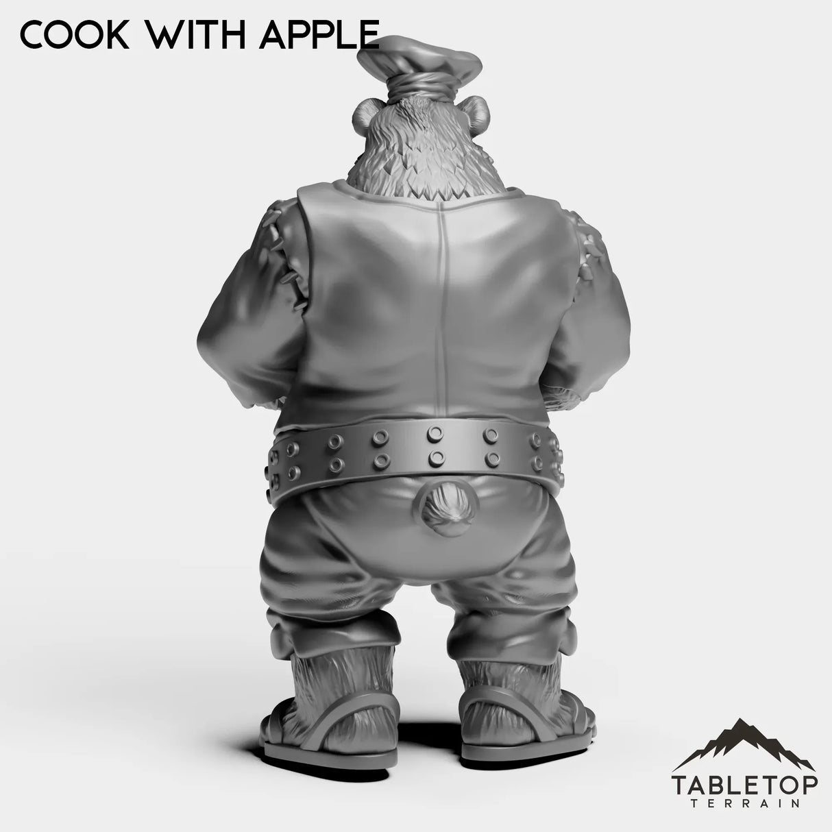 Tabletop Terrain Miniature Panda Cook