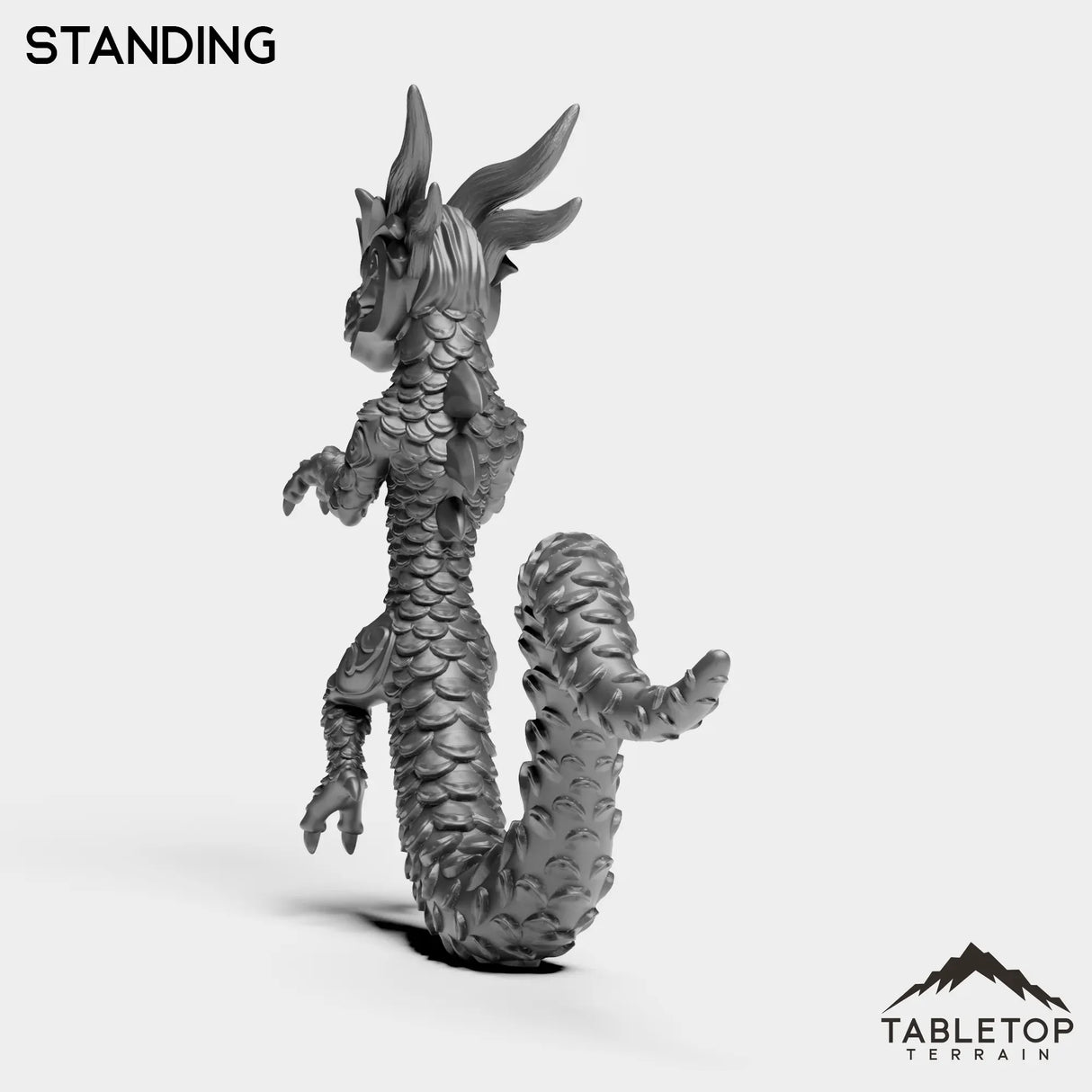 Tabletop Terrain Miniature Panda Dragon Serpent