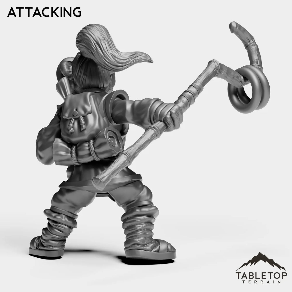 Tabletop Terrain Miniature Panda Girl