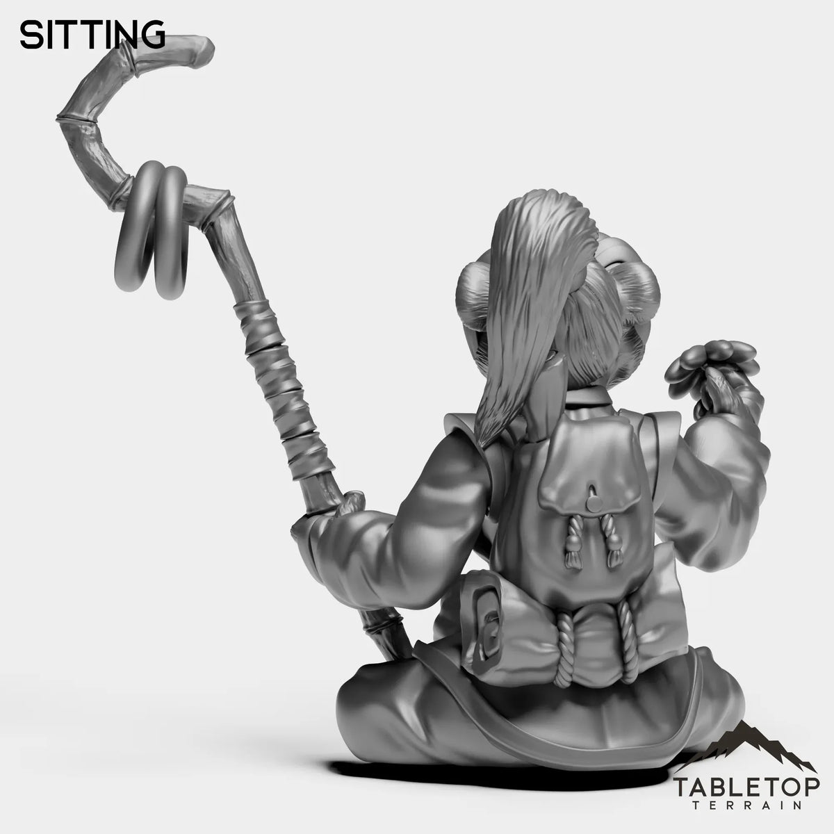 Tabletop Terrain Miniature Panda Girl