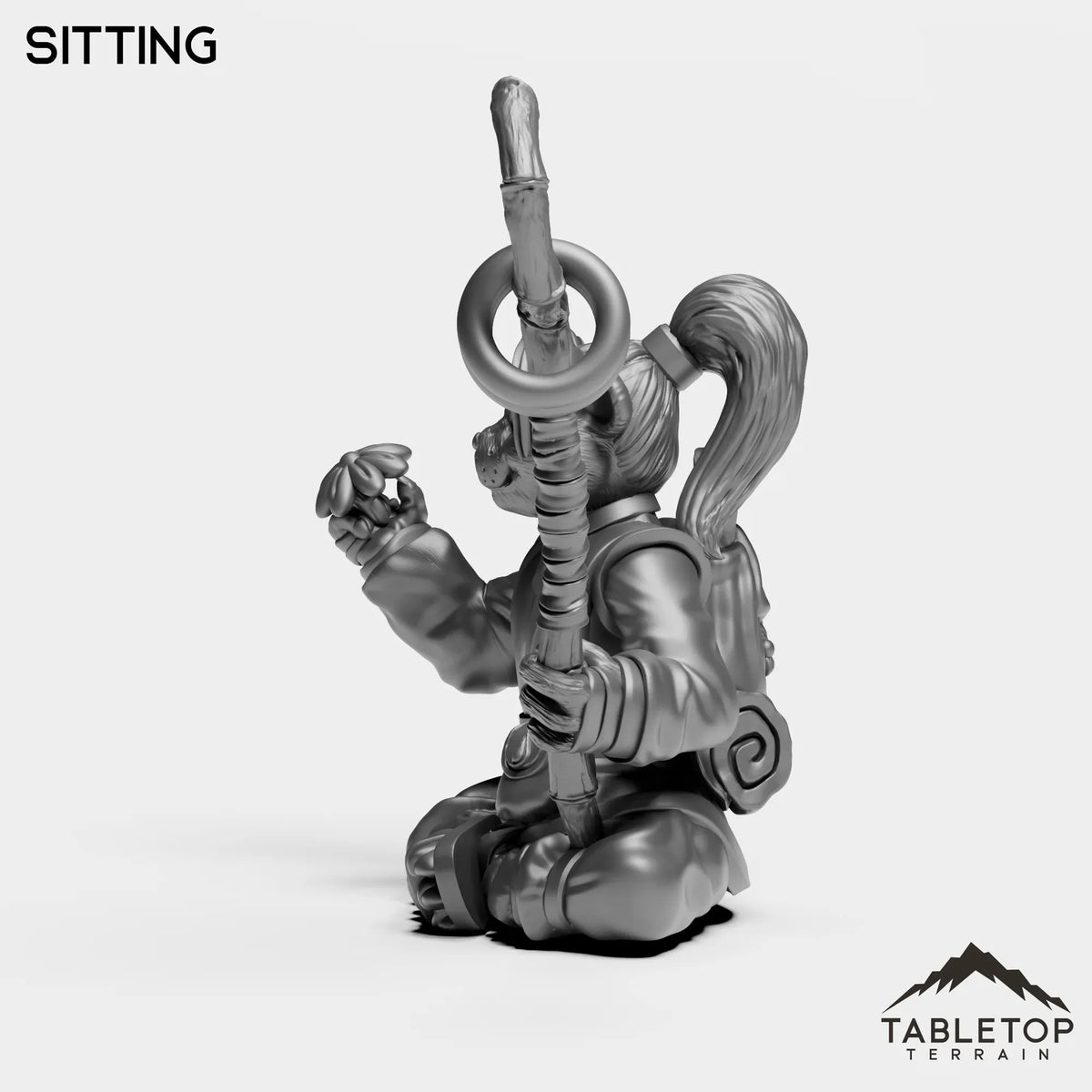 Tabletop Terrain Miniature Panda Girl