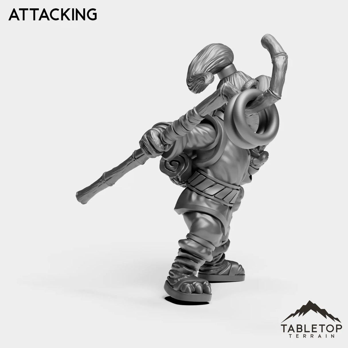 Tabletop Terrain Miniature Panda Girl