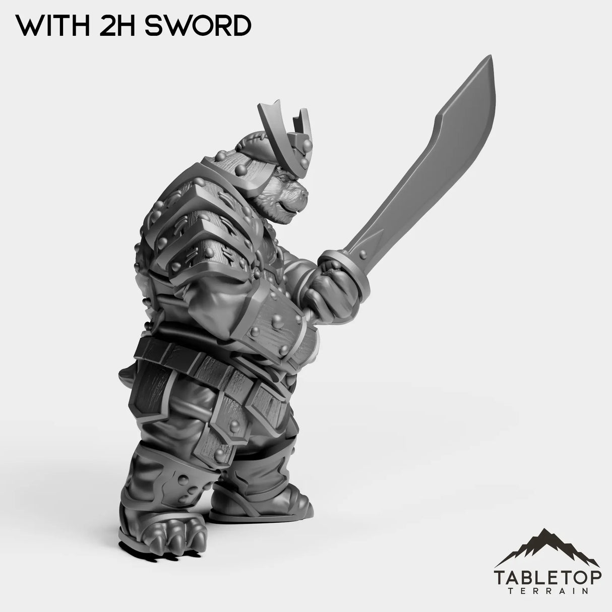 Tabletop Terrain Miniature Panda Heavy