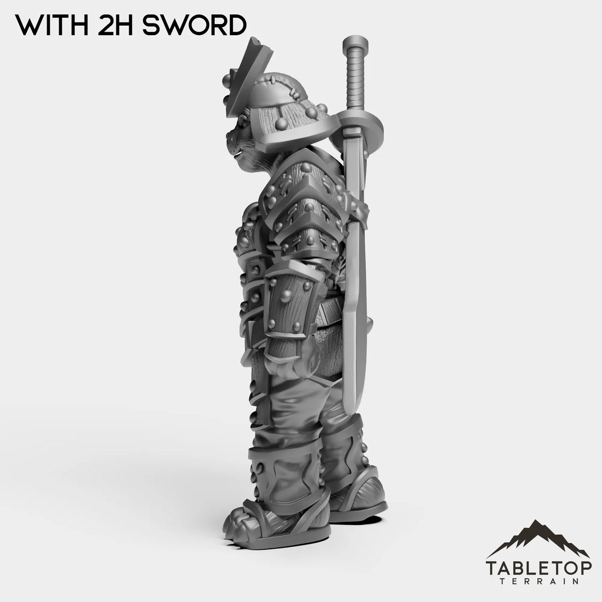 Tabletop Terrain Miniature Panda Heavy Female