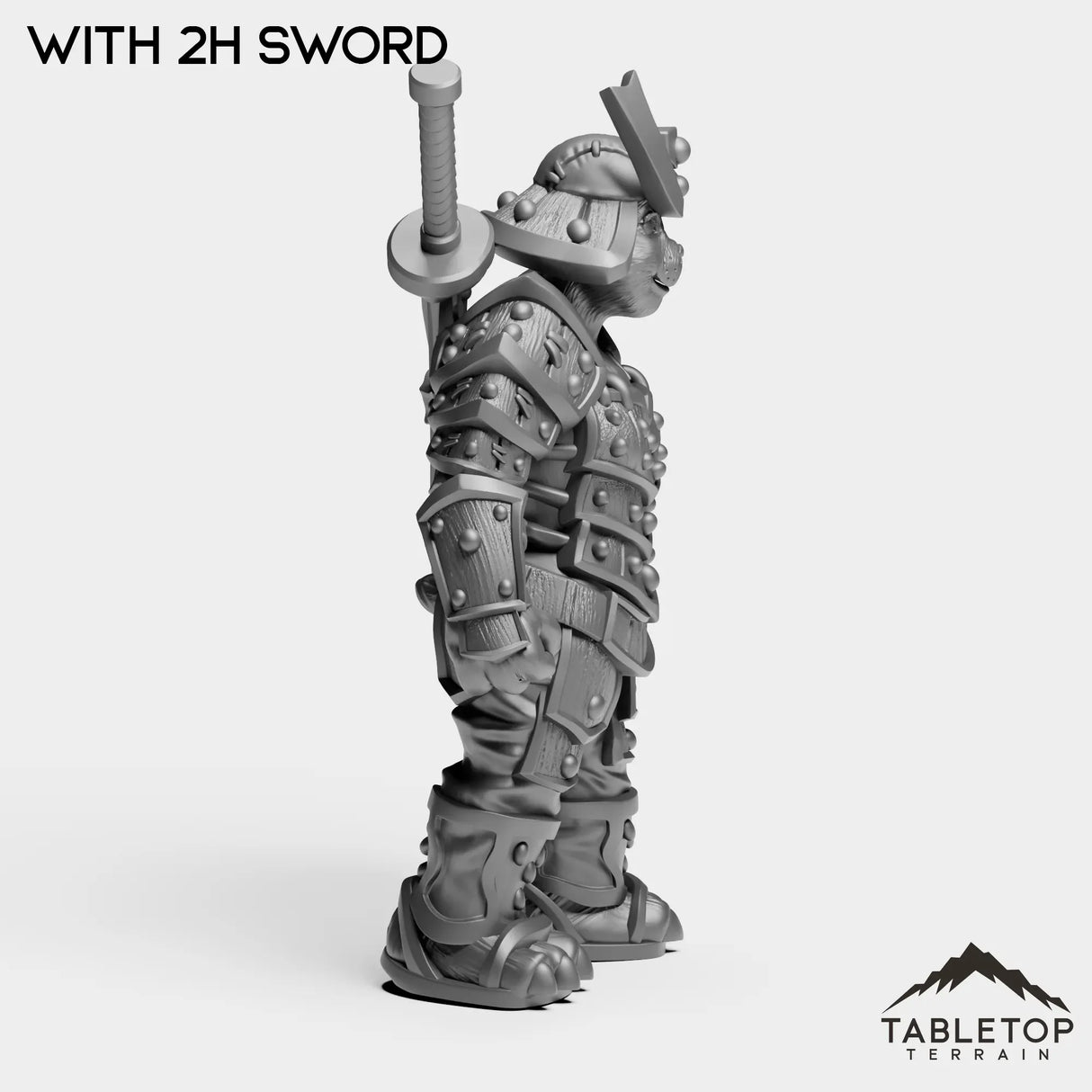 Tabletop Terrain Miniature Panda Heavy Female