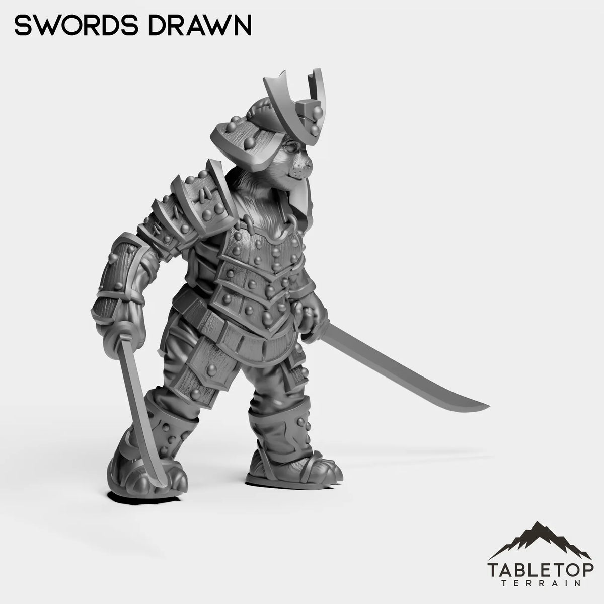 Tabletop Terrain Miniature Panda Heavy Female