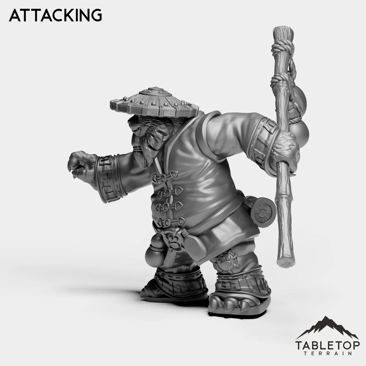 Tabletop Terrain Miniature Panda Leader