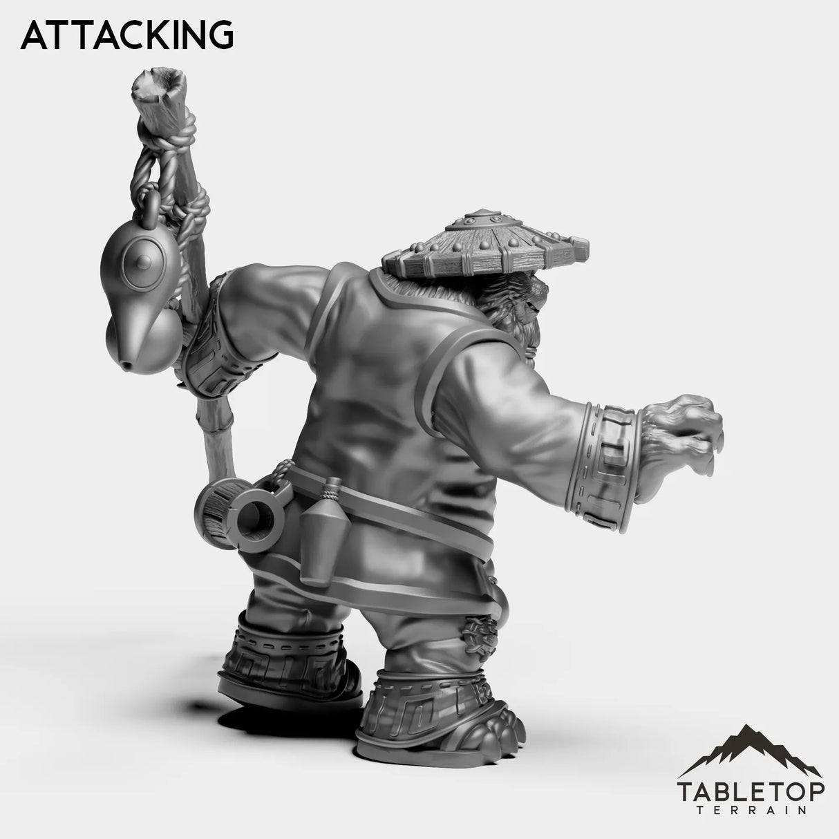 Tabletop Terrain Miniature Panda Leader