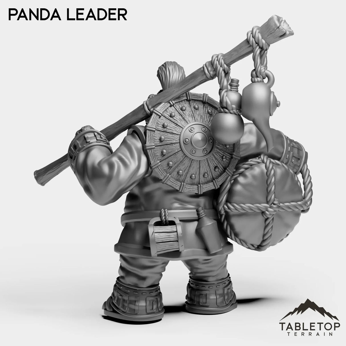 Tabletop Terrain Miniature Panda Leader