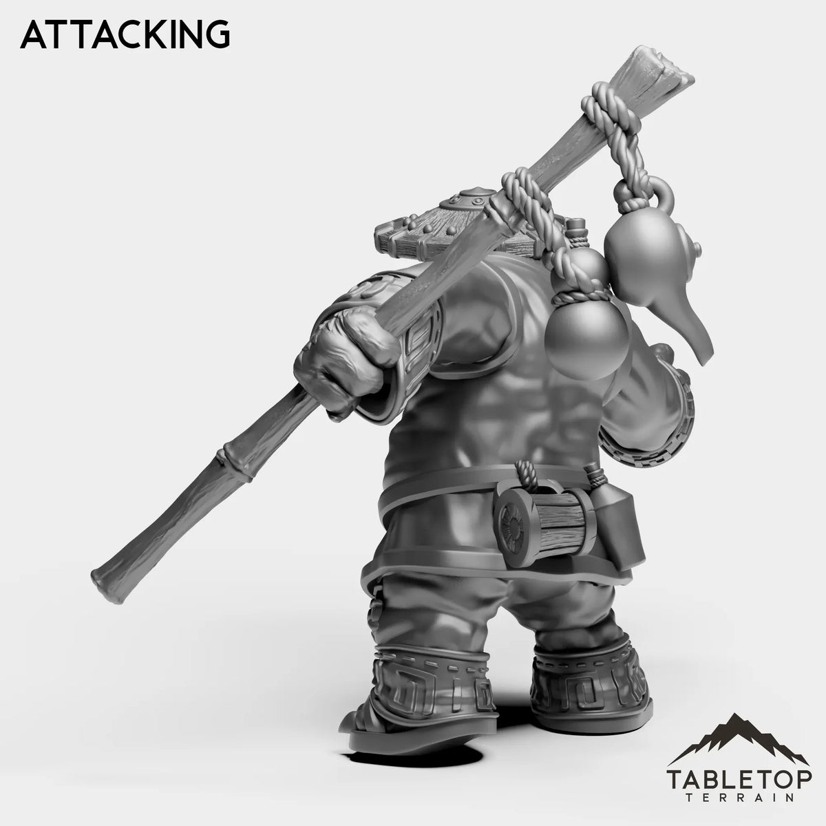 Tabletop Terrain Miniature Panda Leader