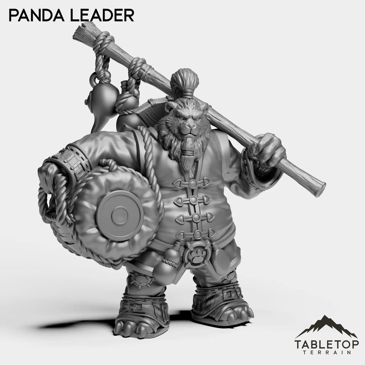 Tabletop Terrain Miniature Panda Leader Panda Leader
