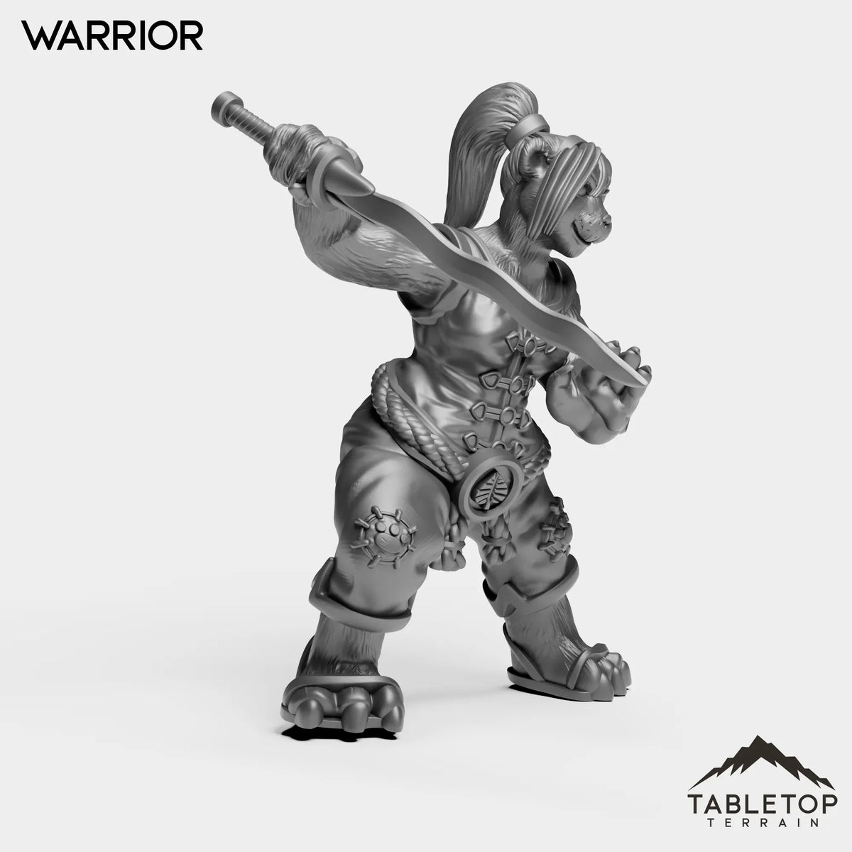 Tabletop Terrain Miniature Panda Starter Female