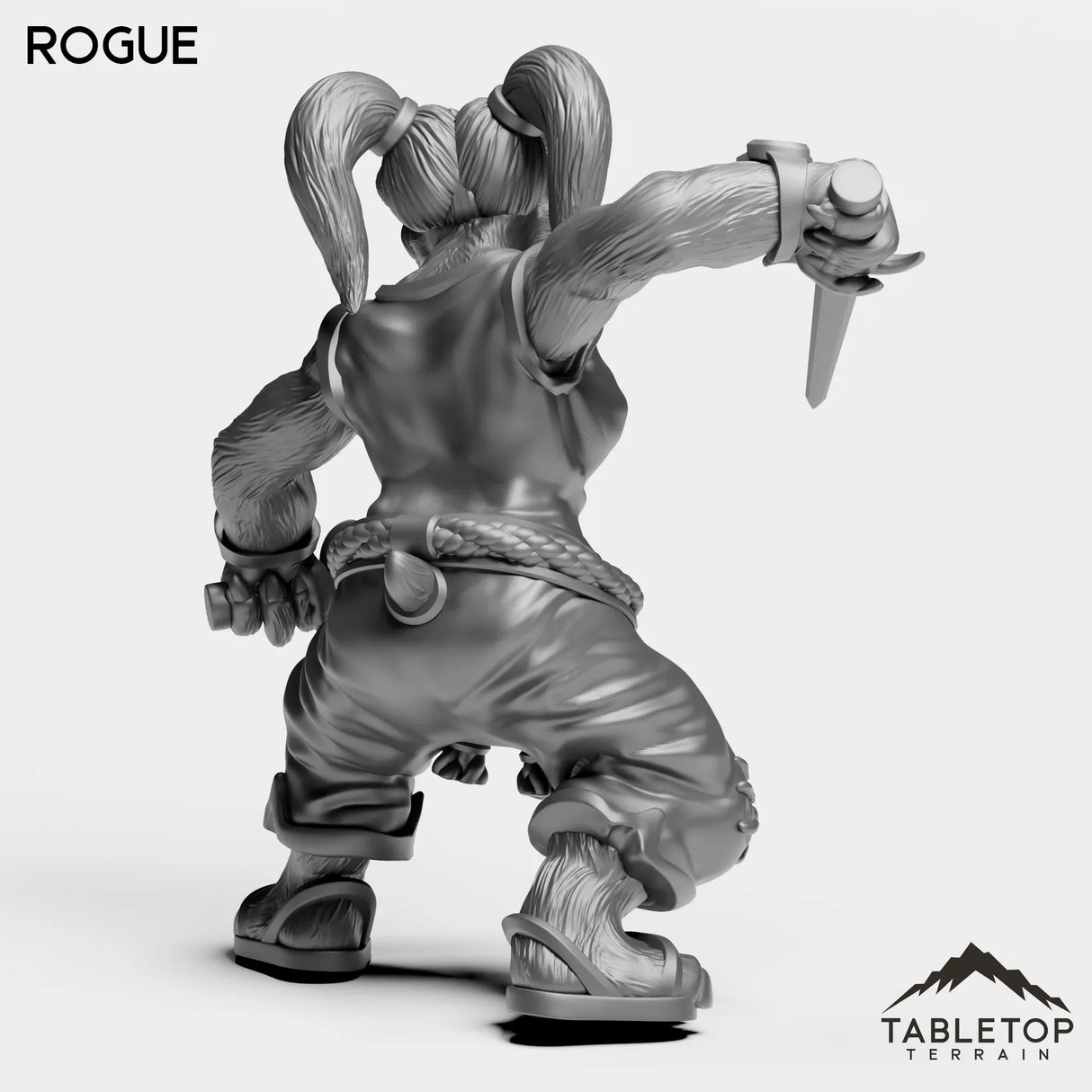 Tabletop Terrain Miniature Panda Starter Female
