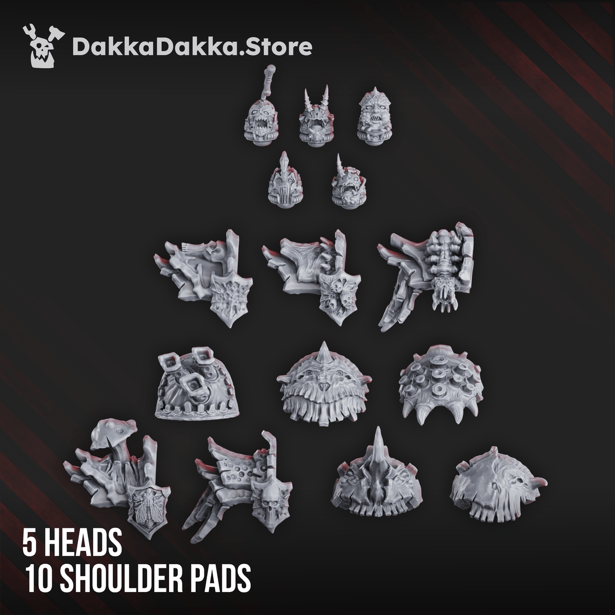 Tabletop Terrain Miniature Pandemic Destroyer Squad (build kit)