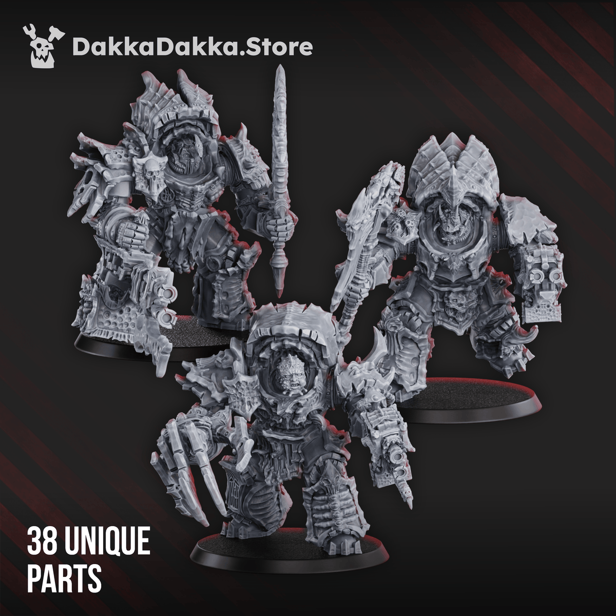 Tabletop Terrain Miniature Pandemic Destroyer Squad (build kit)