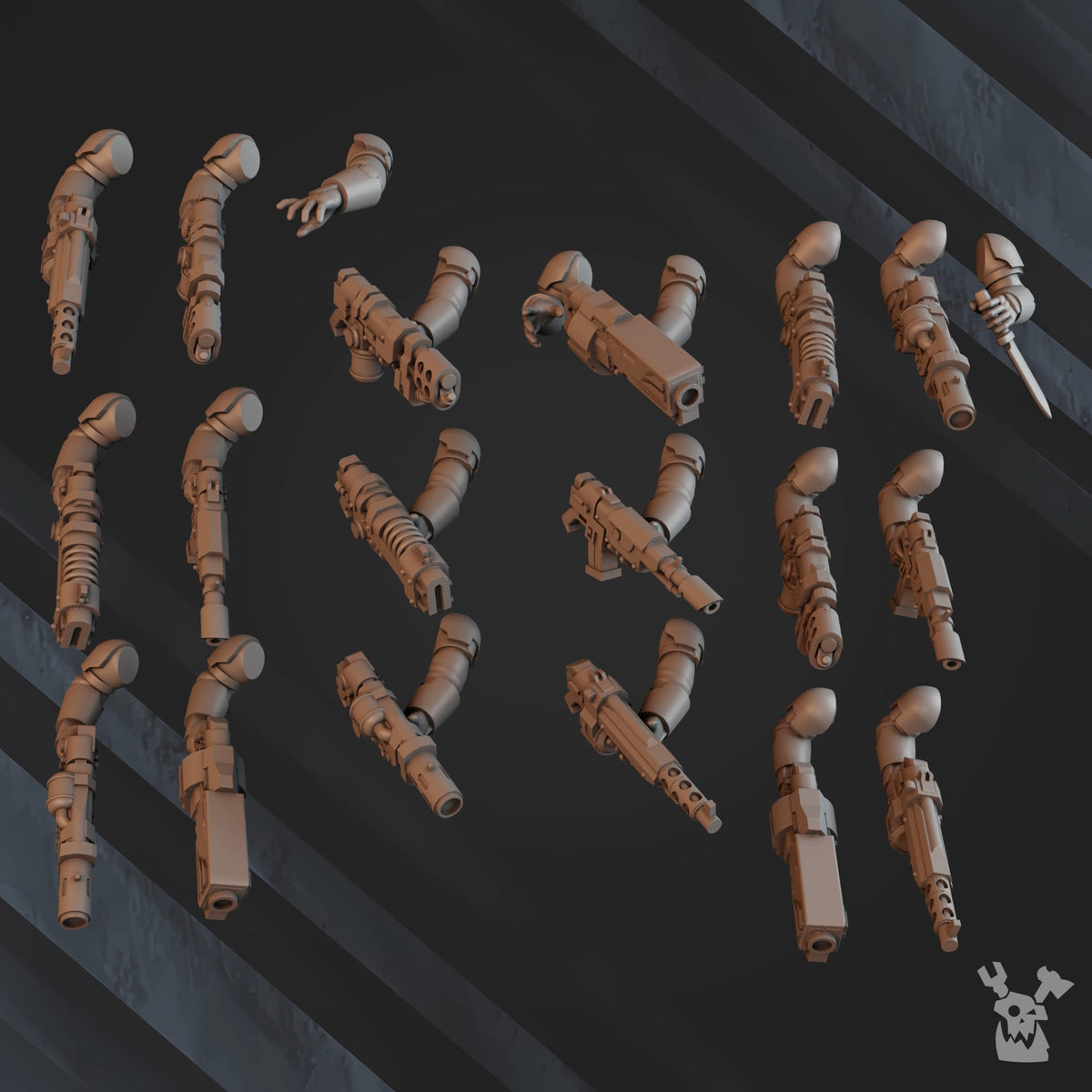 Tabletop Terrain Miniature Phaethon Infantry Squad (build kit)