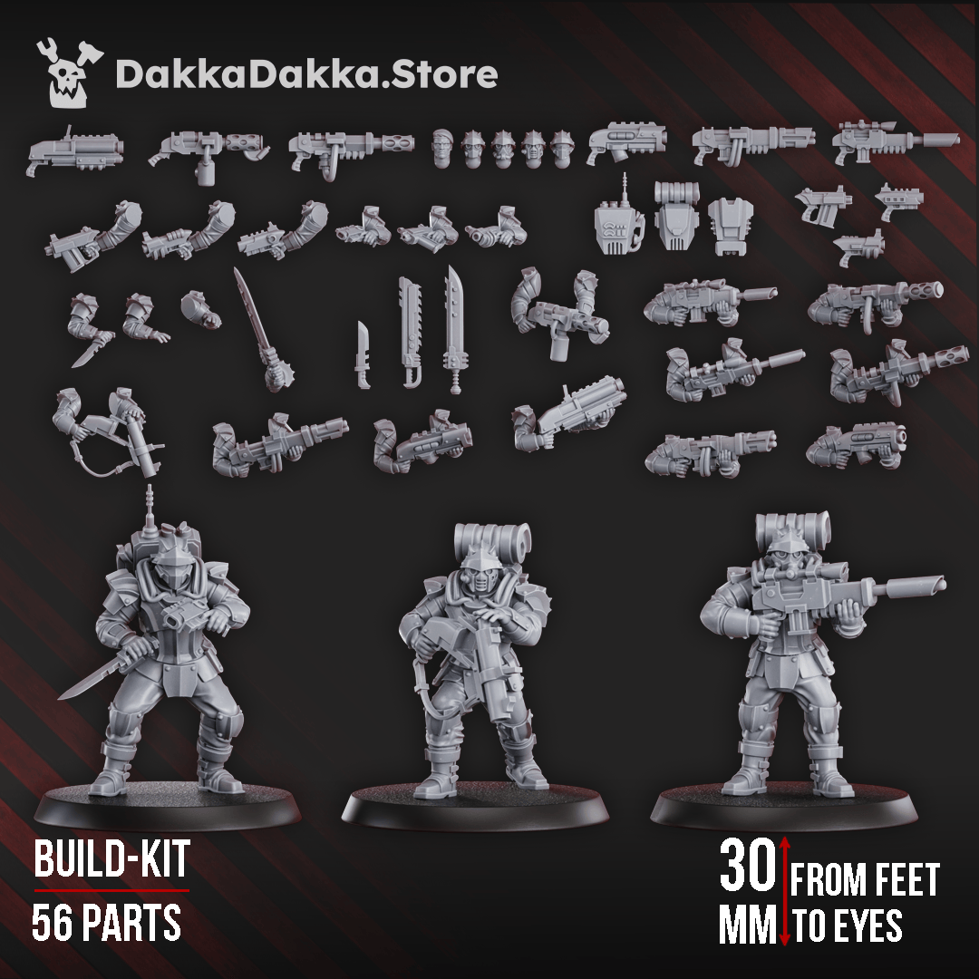 Tabletop Terrain Miniature Phaeton Guard Special Forces (build kit) (2026 February Release)