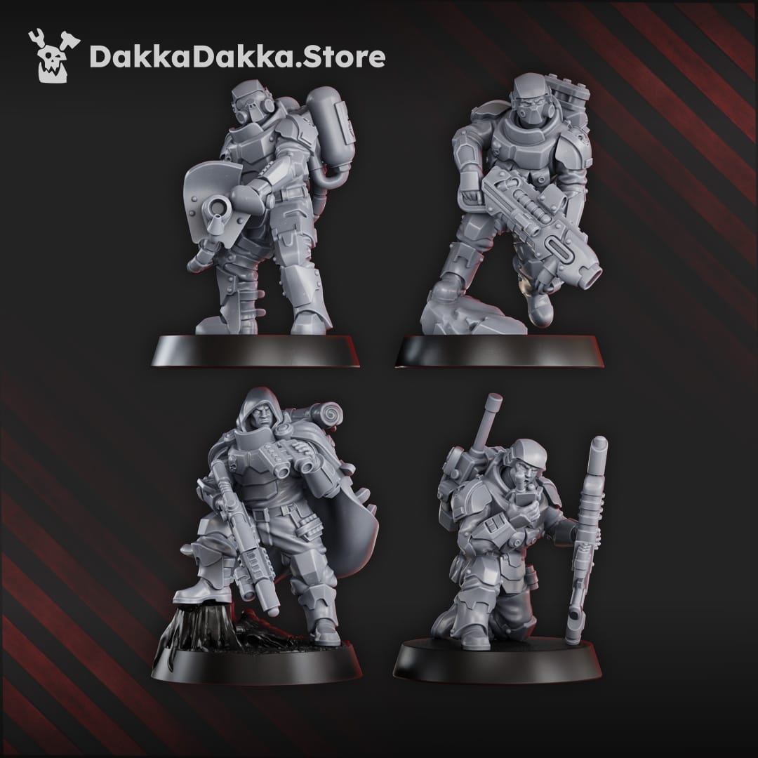 Tabletop Terrain Miniature Phaeton Guard Special (x11)