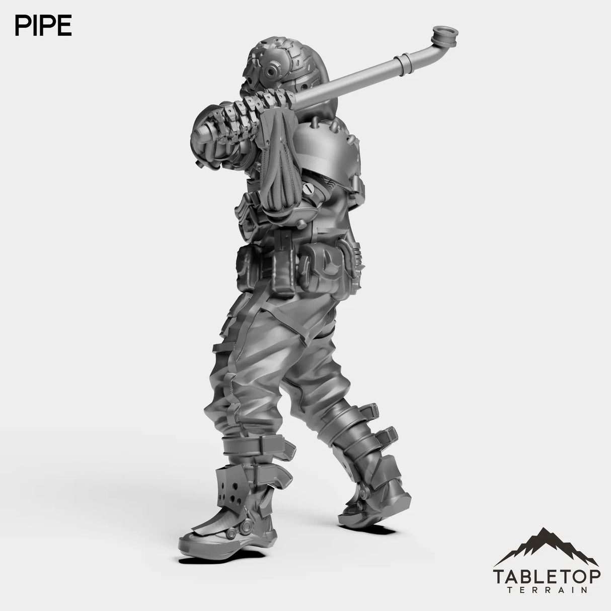 Tabletop Terrain Miniature Pipe - Strike Team Omega & Almighty Friends