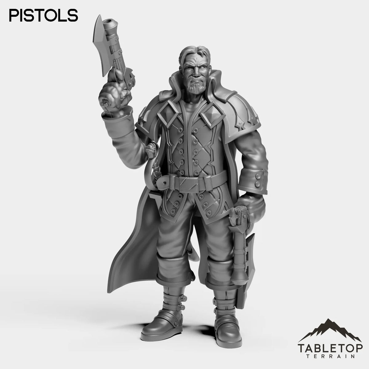 Tabletop Terrain Miniature Pistols Werewolf Human King