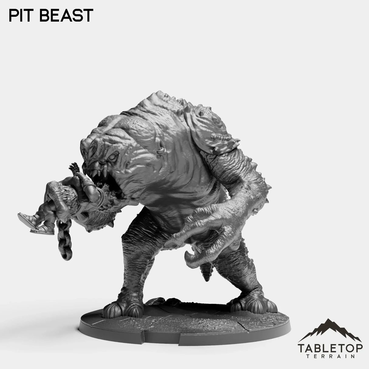 Tabletop Terrain Miniature Pit Beast