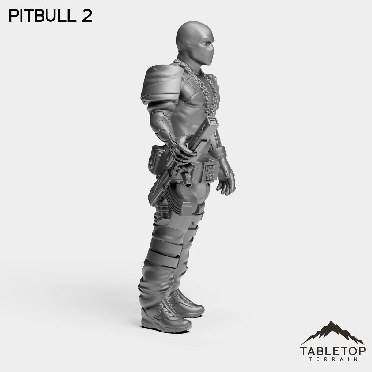 Tabletop Terrain Miniature PitBulls - The B-Mob