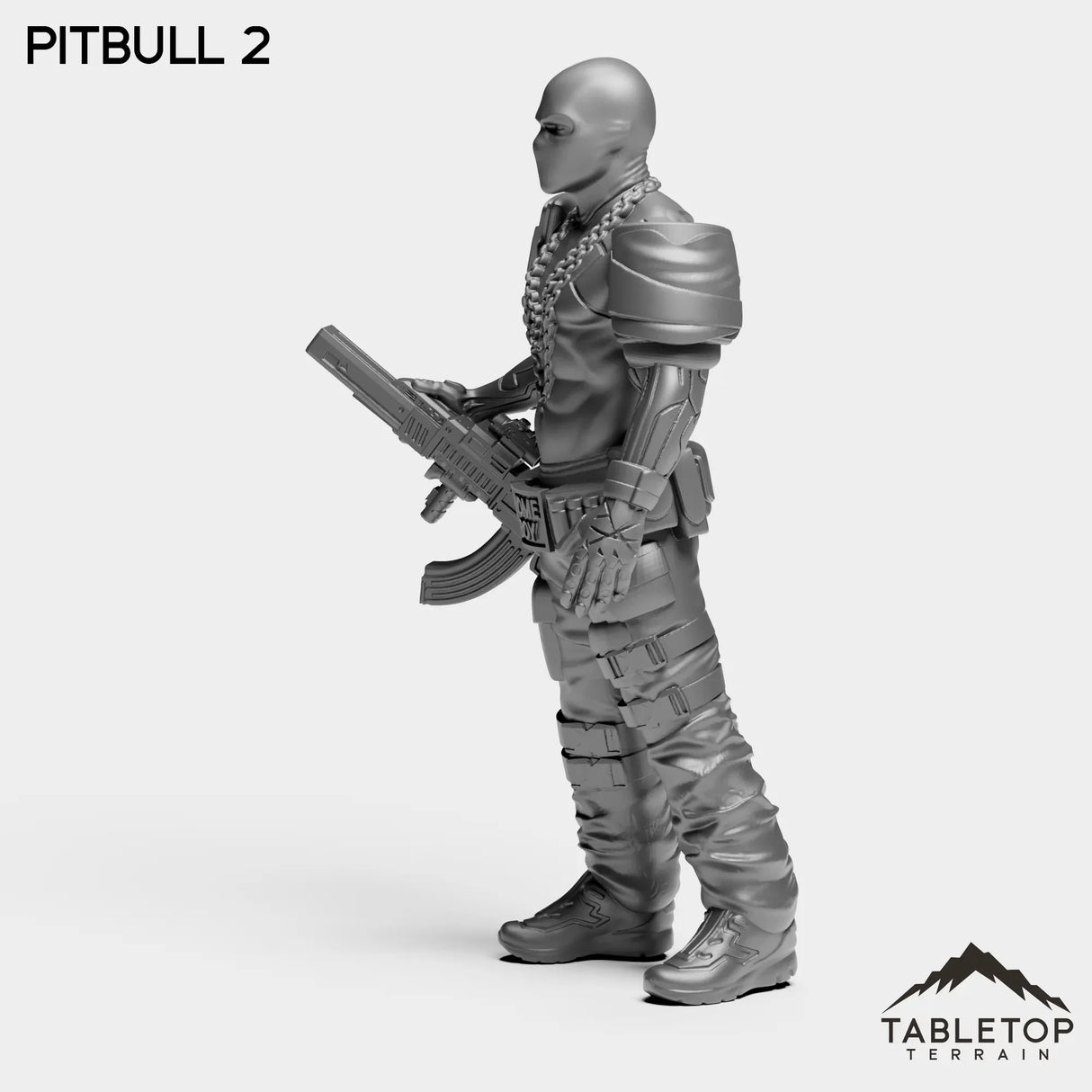 Tabletop Terrain Miniature PitBulls - The B-Mob