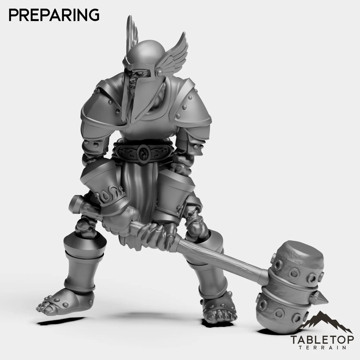 Tabletop Terrain Miniature Preparing Fallen Hero