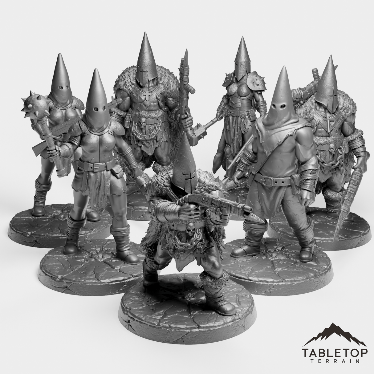 Tabletop Terrain Miniature Processionites - The Norse Procession