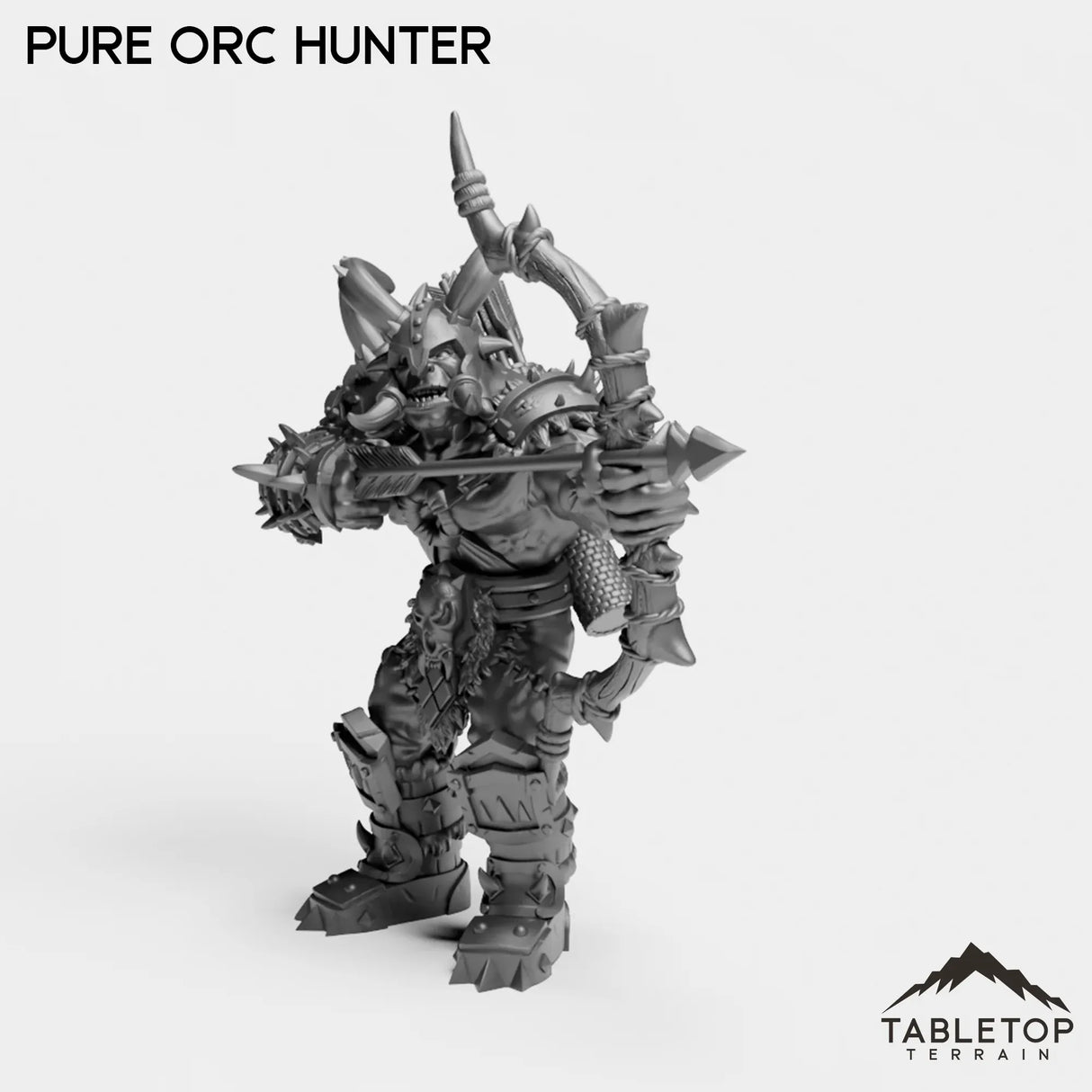 Tabletop Terrain Miniature Pure Orc Hunter