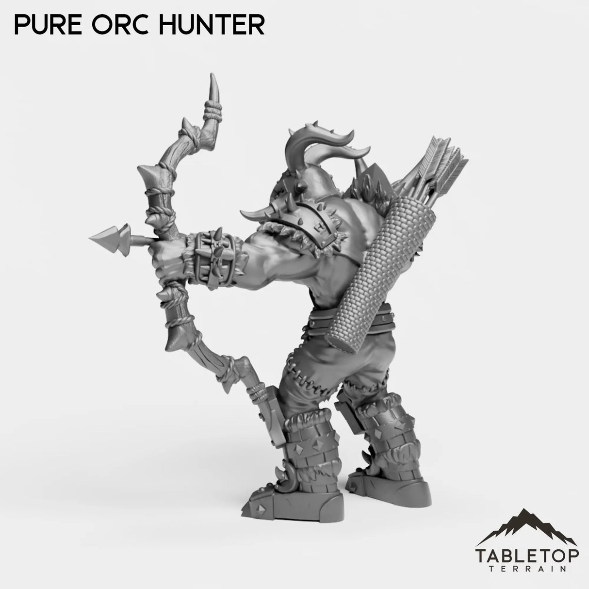 Tabletop Terrain Miniature Pure Orc Hunter