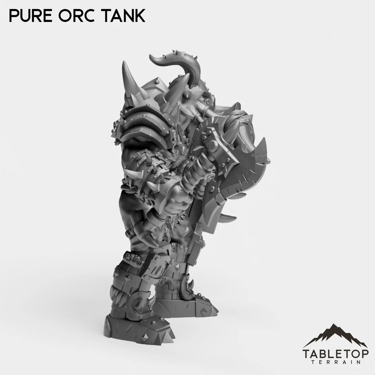 Tabletop Terrain Miniature Pure Orc Tank