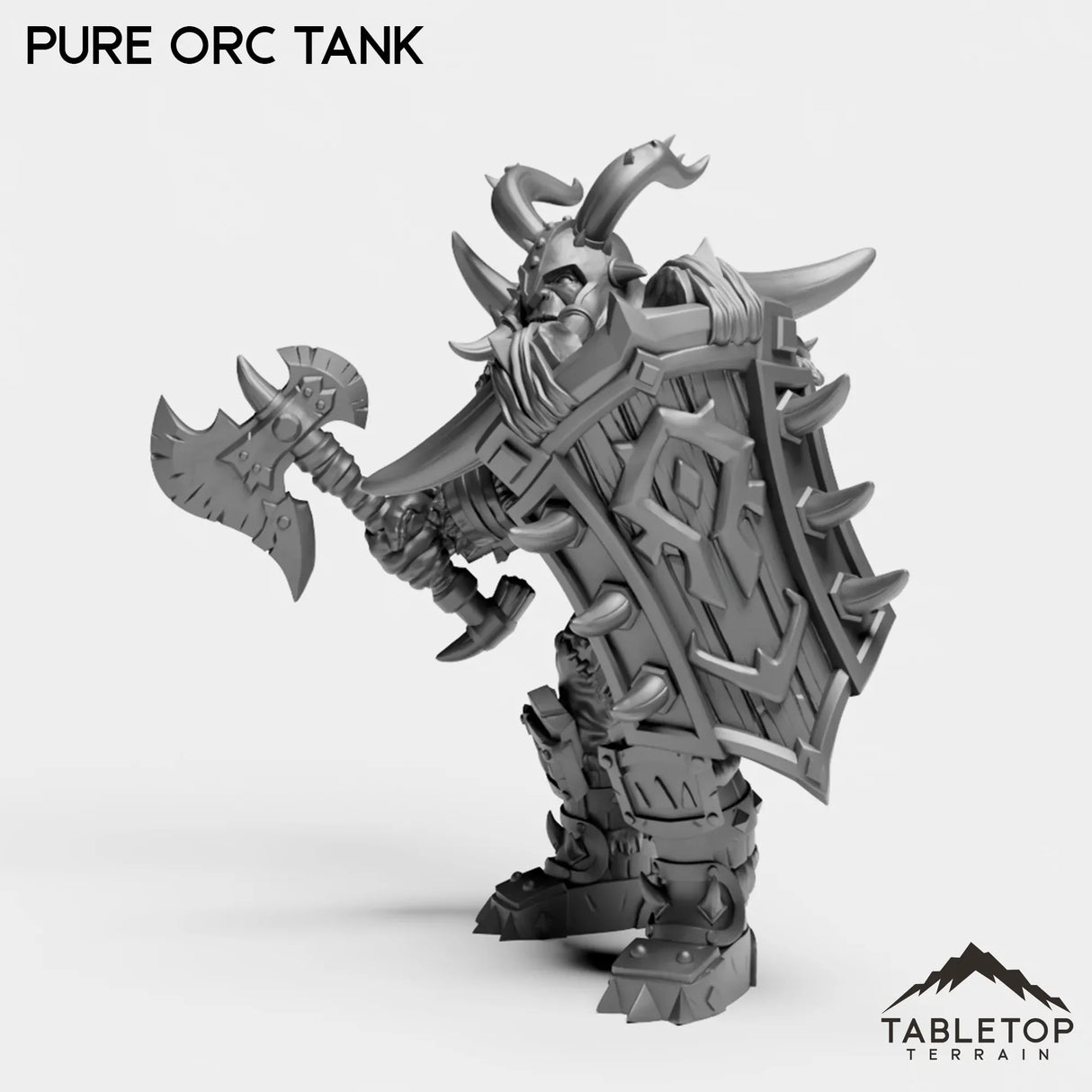 Tabletop Terrain Miniature Pure Orc Tank
