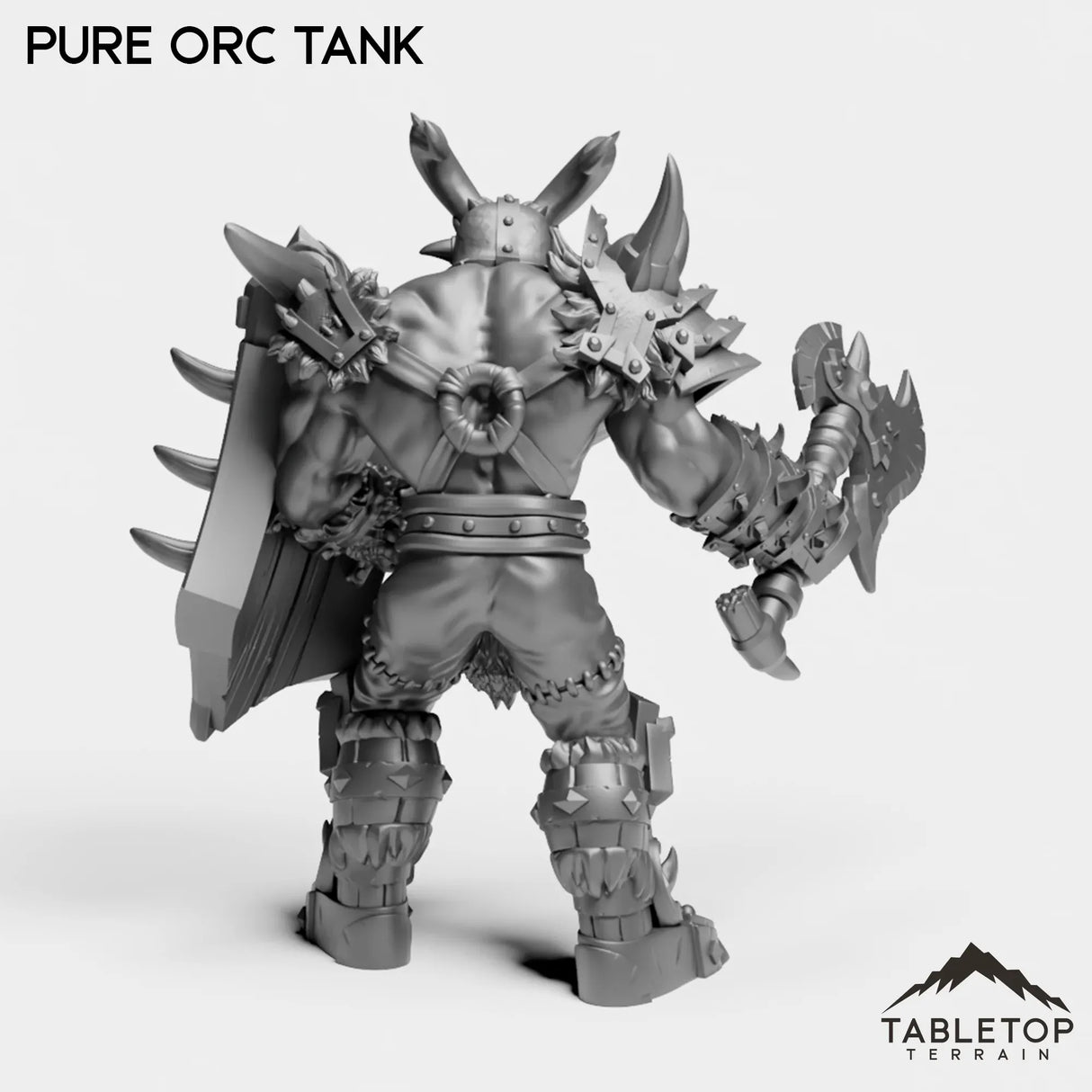 Tabletop Terrain Miniature Pure Orc Tank