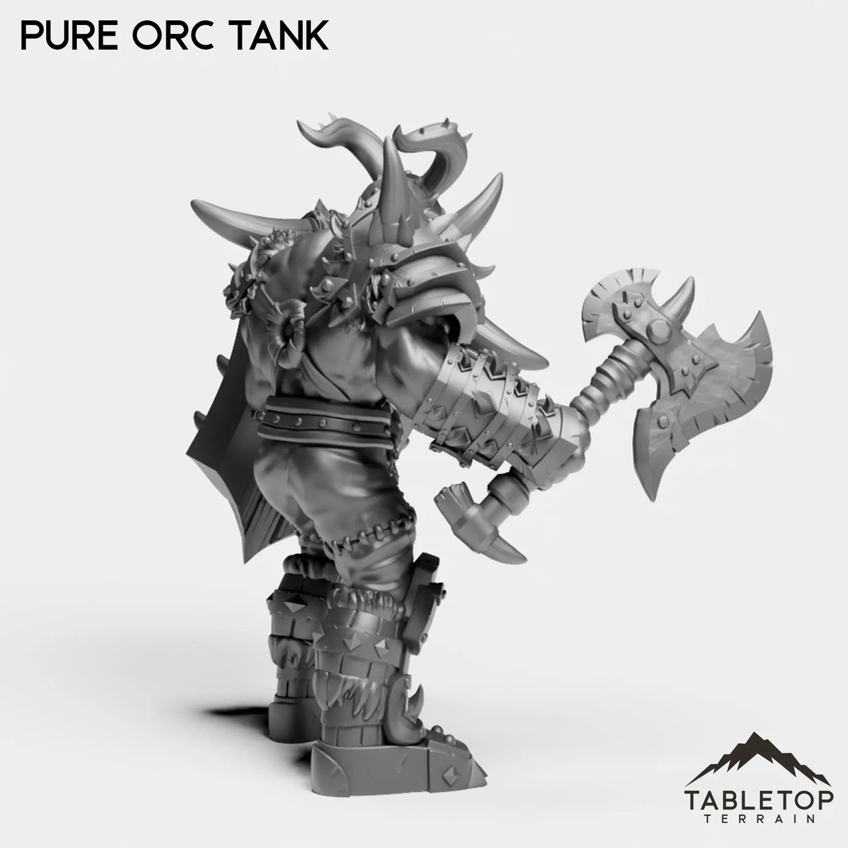 Tabletop Terrain Miniature Pure Orc Tank