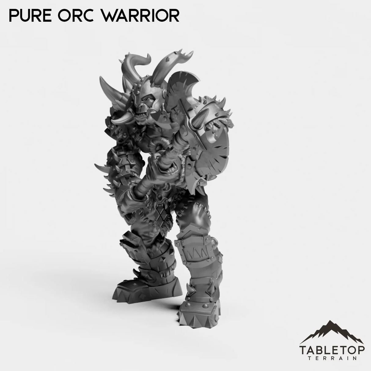 Tabletop Terrain Miniature Pure Orc Warrior