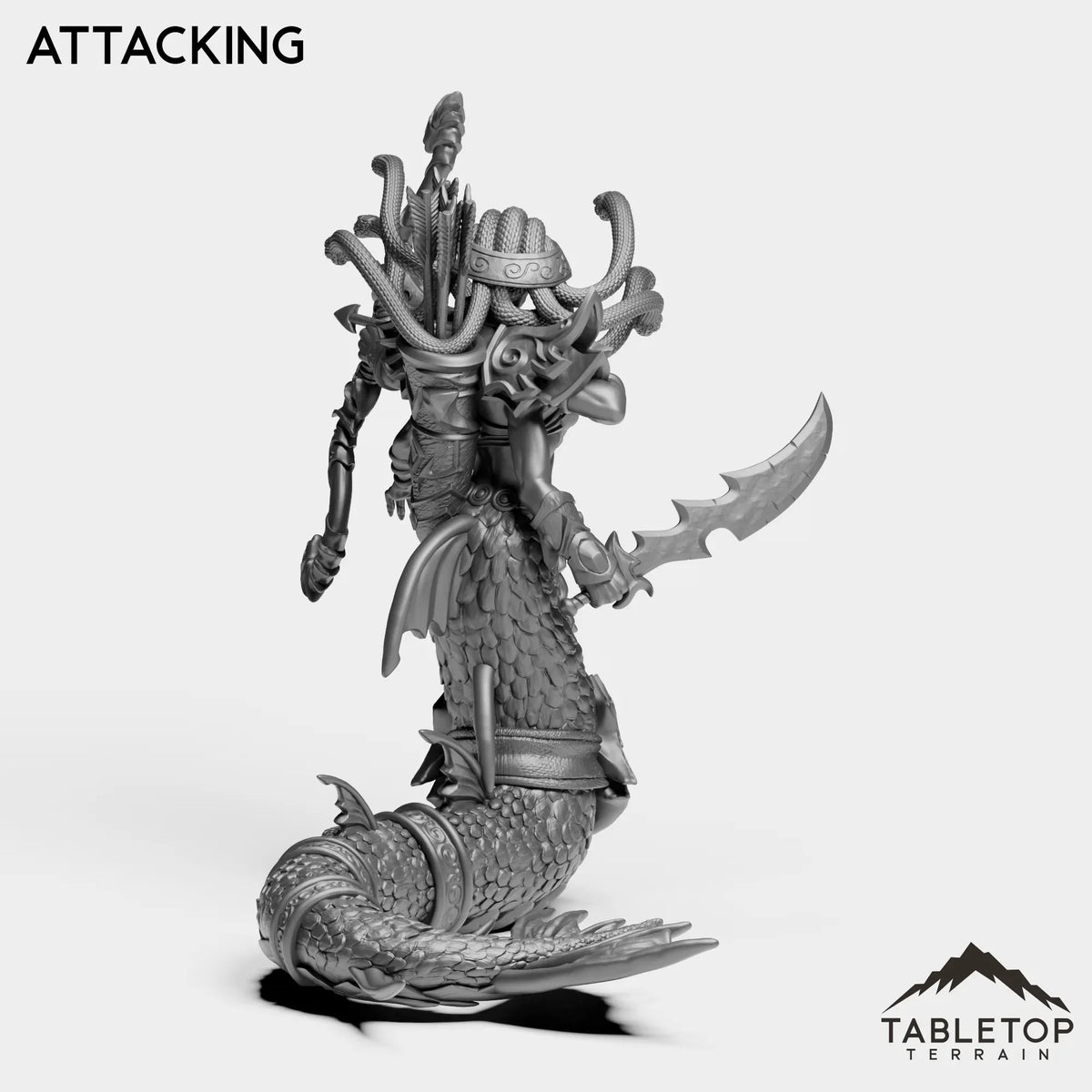 Tabletop Terrain Miniature Queen Naga
