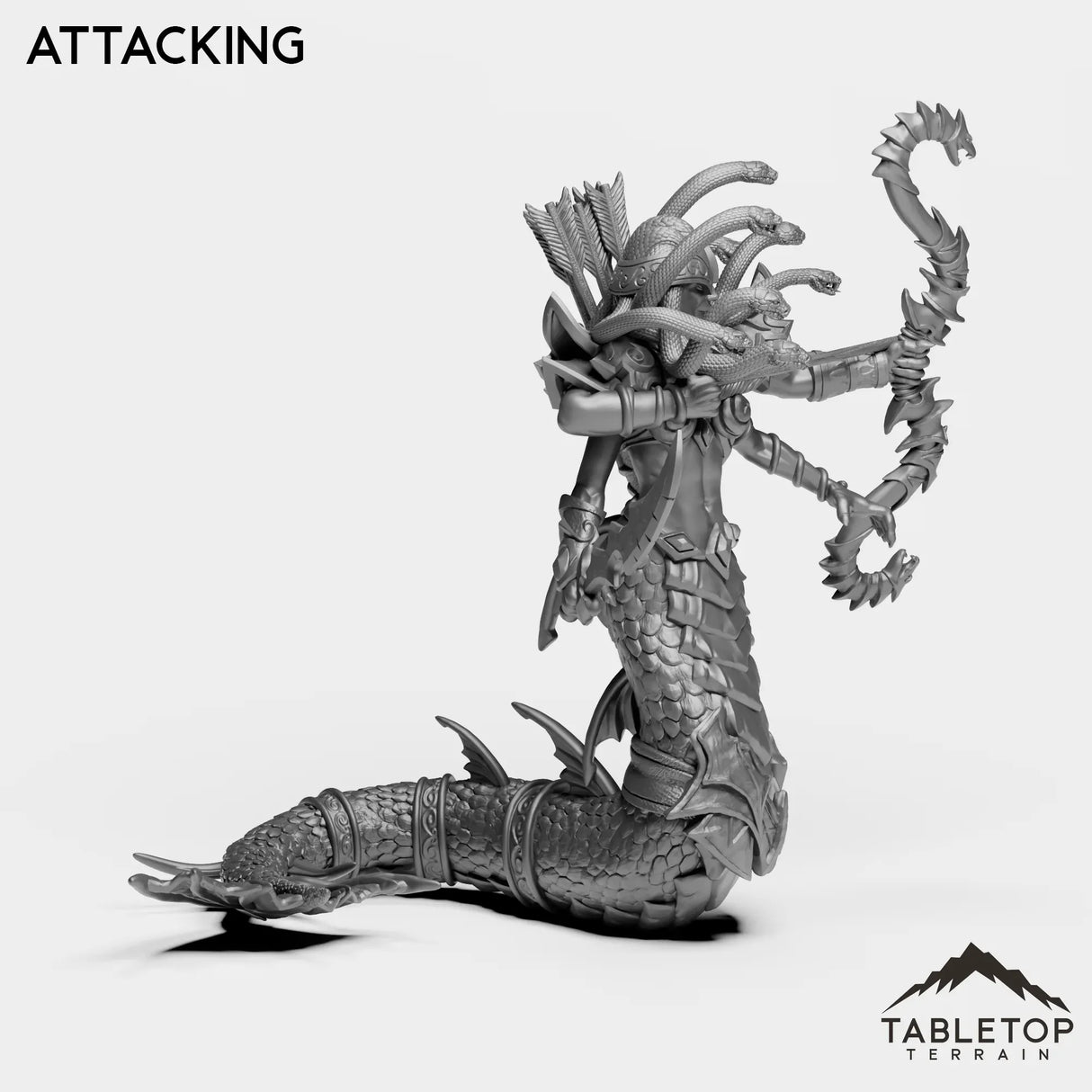 Tabletop Terrain Miniature Queen Naga