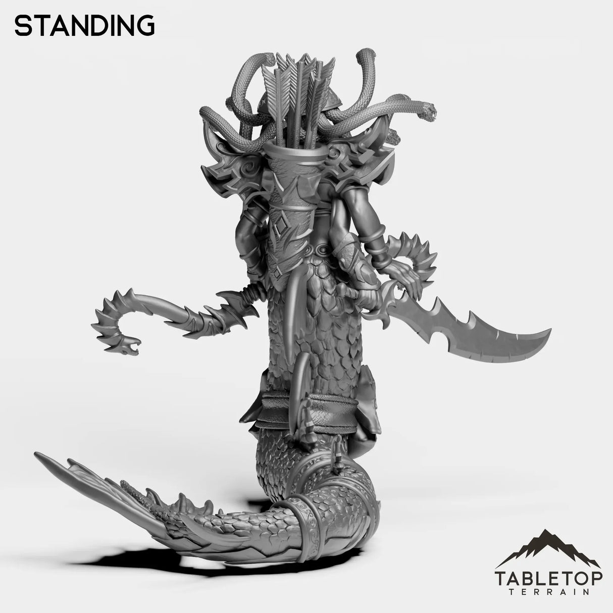 Tabletop Terrain Miniature Queen Naga