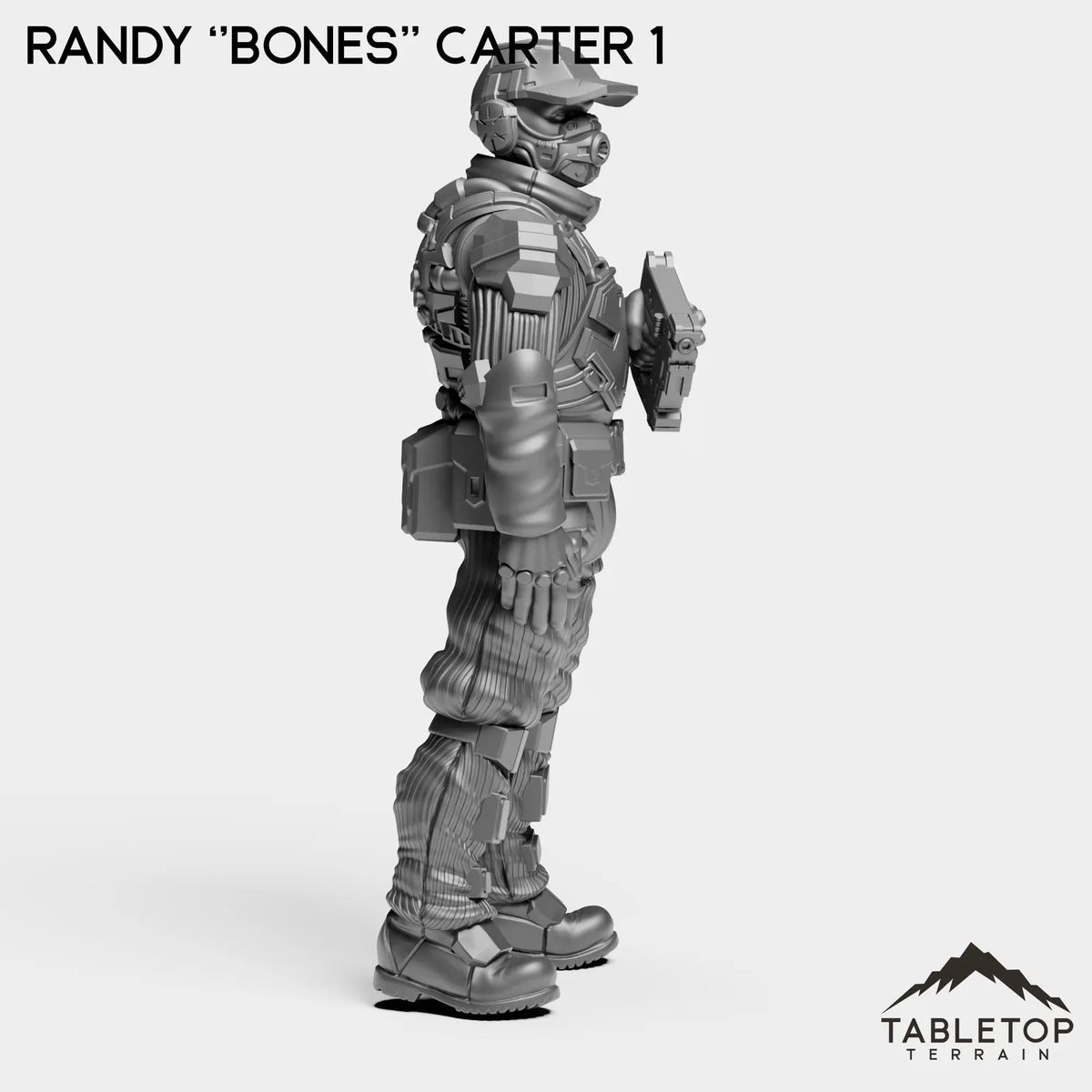 Tabletop Terrain Miniature Randy ''Bones'' Carter