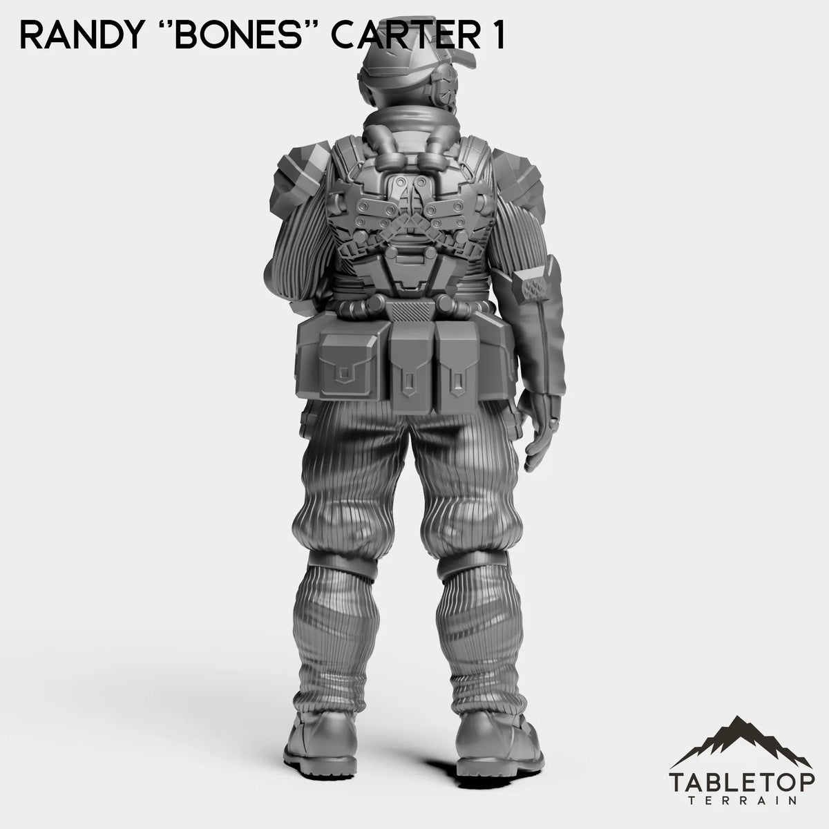 Tabletop Terrain Miniature Randy ''Bones'' Carter