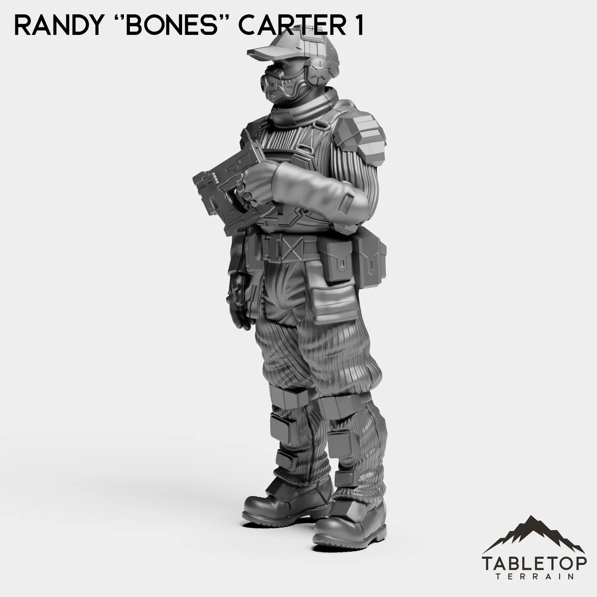 Tabletop Terrain Miniature Randy ''Bones'' Carter