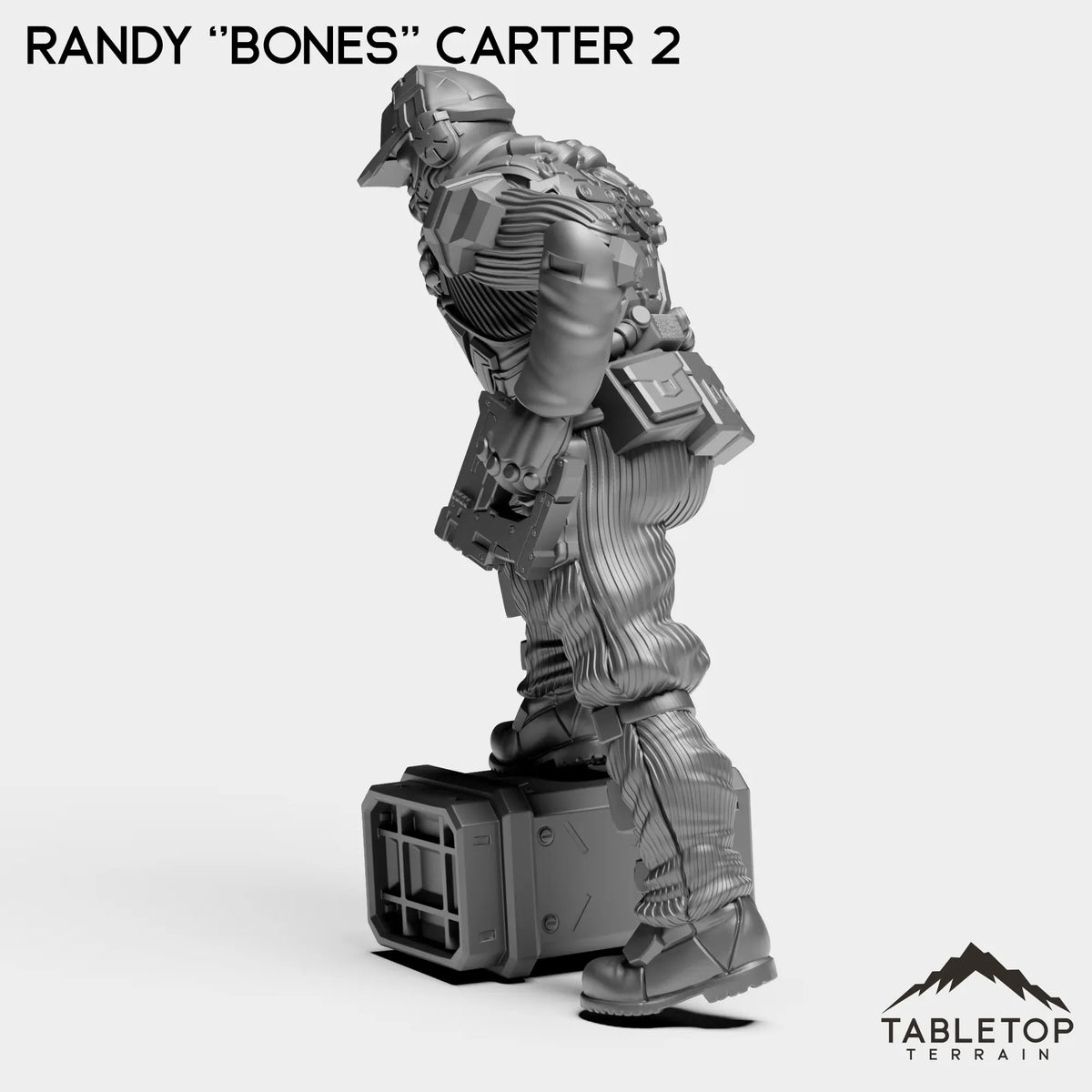 Tabletop Terrain Miniature Randy ''Bones'' Carter