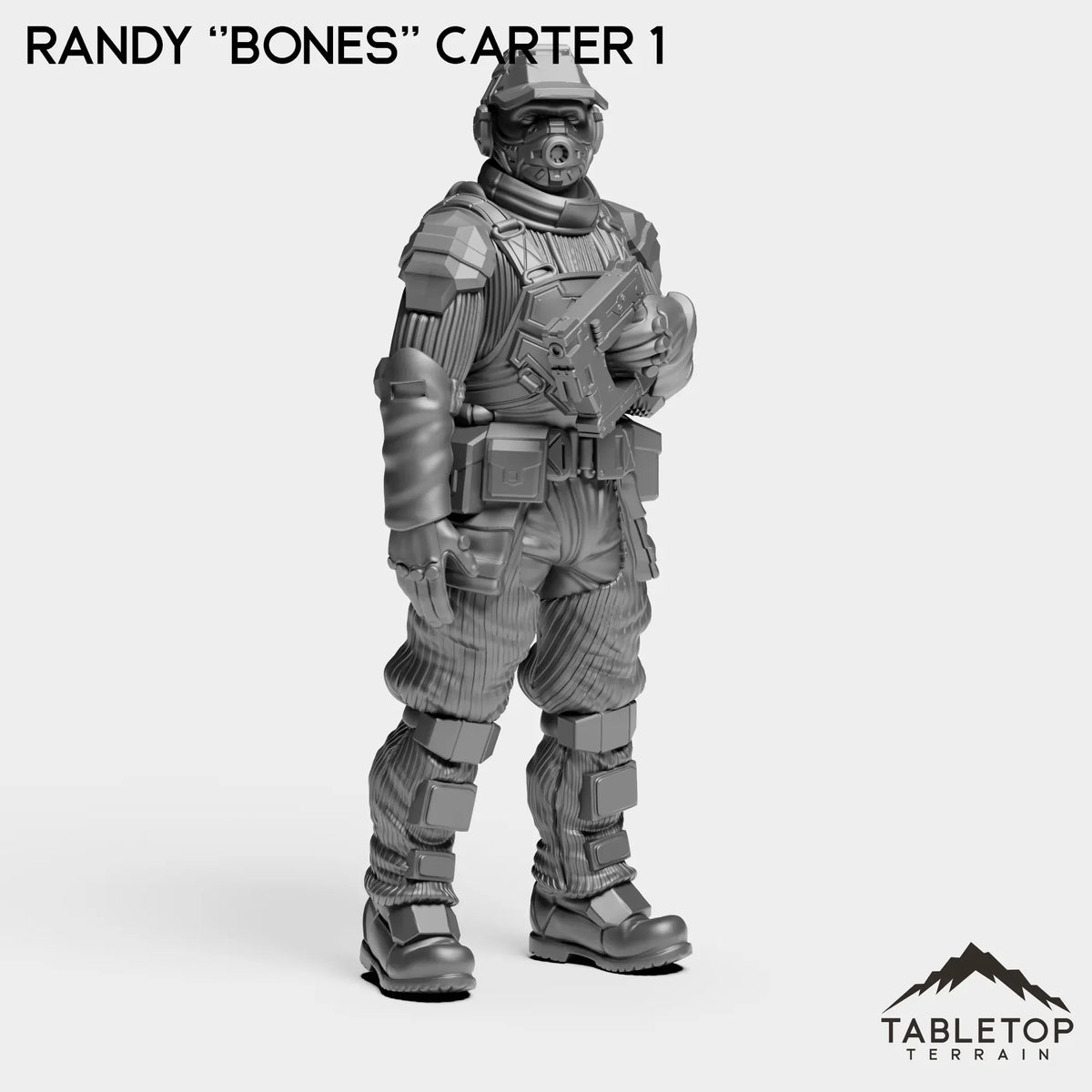 Tabletop Terrain Miniature Randy ''Bones'' Carter