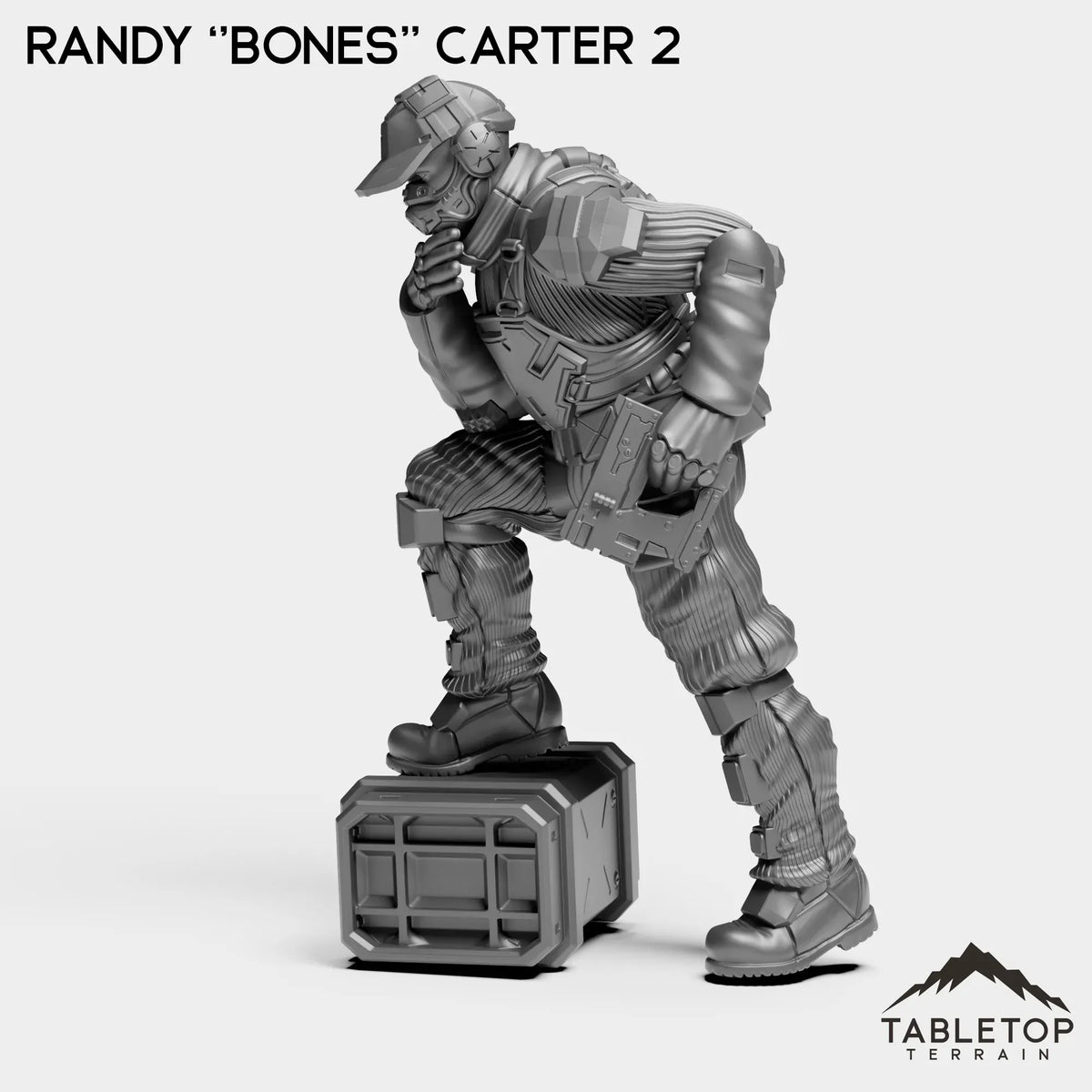 Tabletop Terrain Miniature Randy ''Bones'' Carter